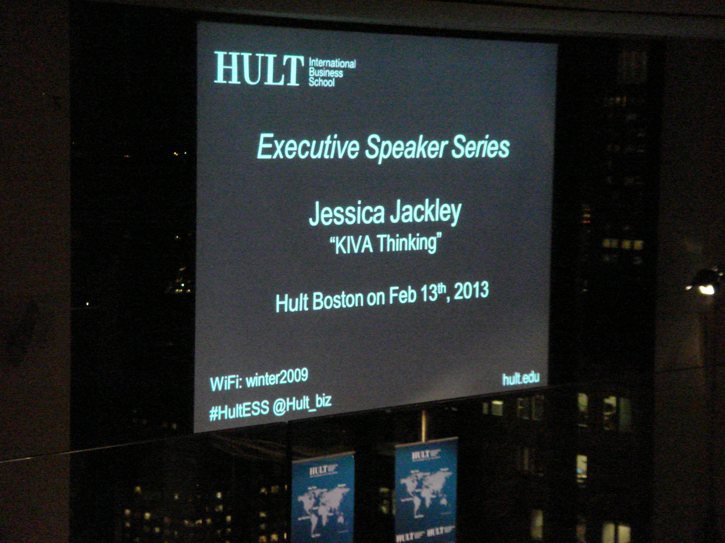 Hult Executive Speaker Series 2013